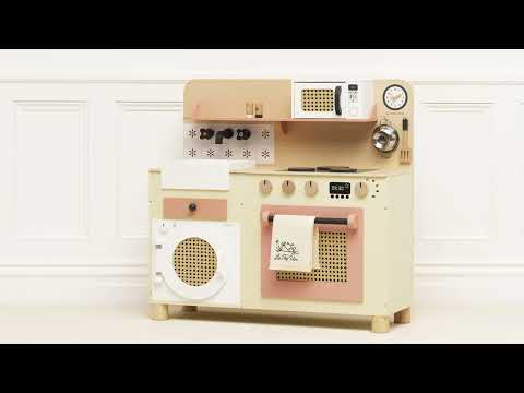 Rattan Family Play Kitchen