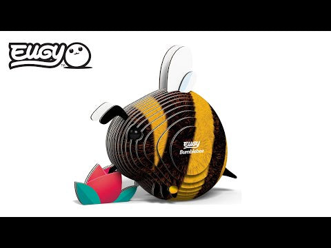 Eugy Bumblebee 3D Cardboard Model Kit