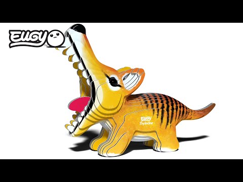 Eugy Tasmanian Tiger 3D Cardboard Model Kit