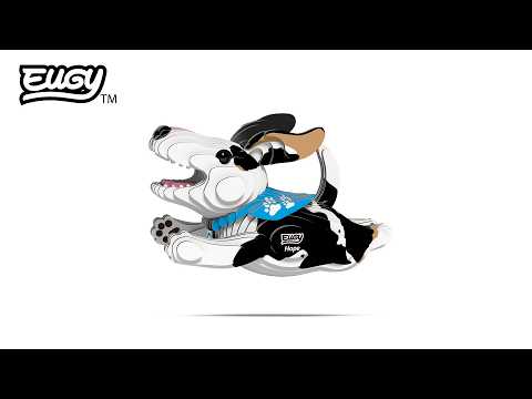 Eugy Dog-Hope 3D Cardboard Model kit