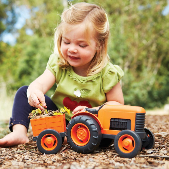 Green Toys Orange Tractor
